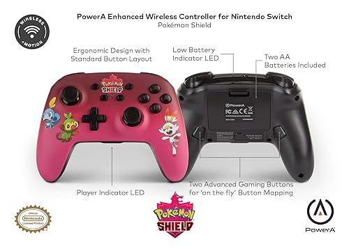 Vista 6 de Control inalámbrico de potencia mejorada para Nintendo Switch