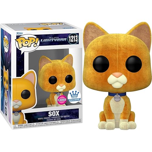 Funko Pop!: Disney Pixar Lightyear #1213 - Sox - Flocked Exclusive Vinyl Figure