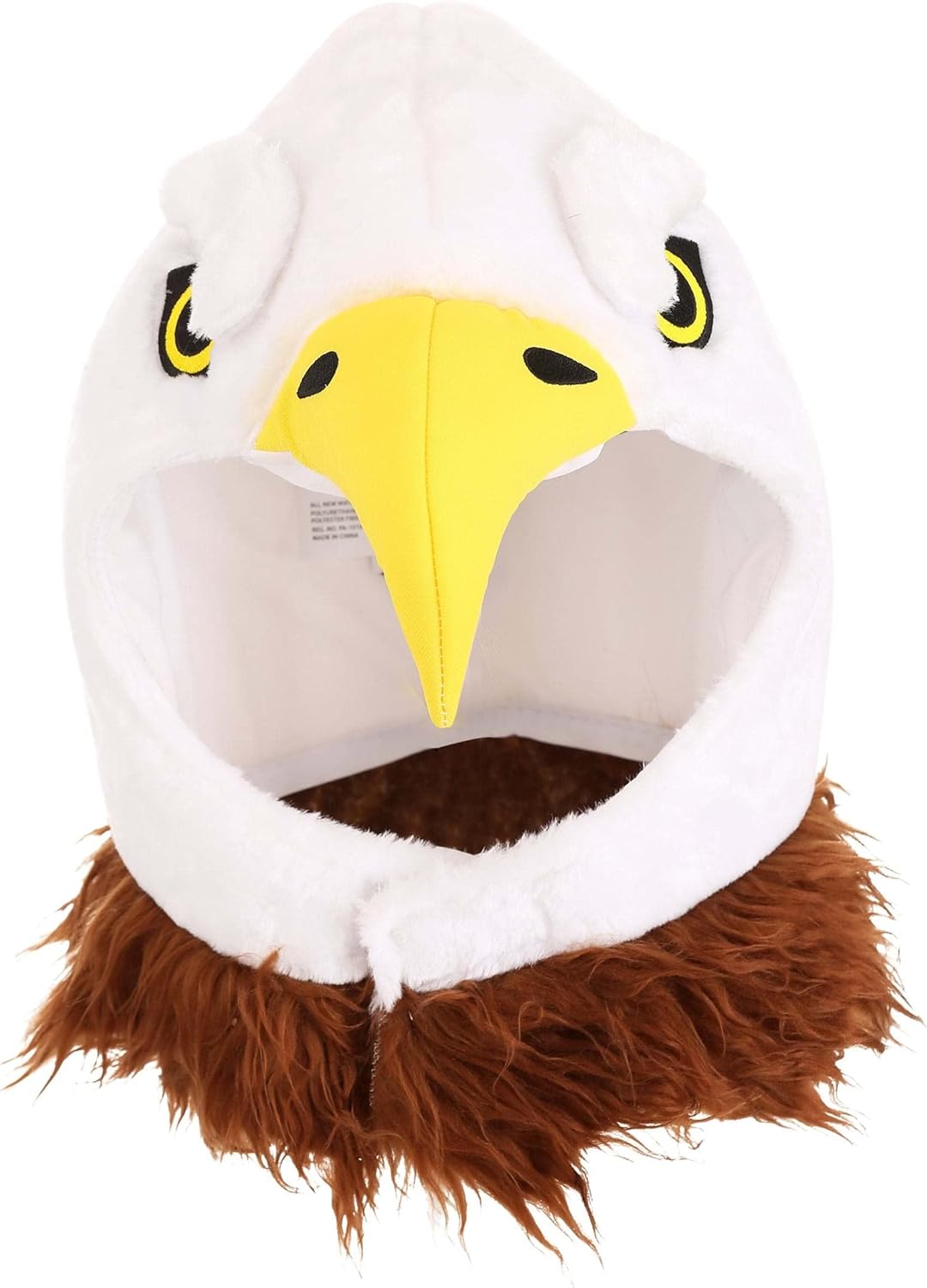 Eagle Open Faced Hood Costume Hat Standard