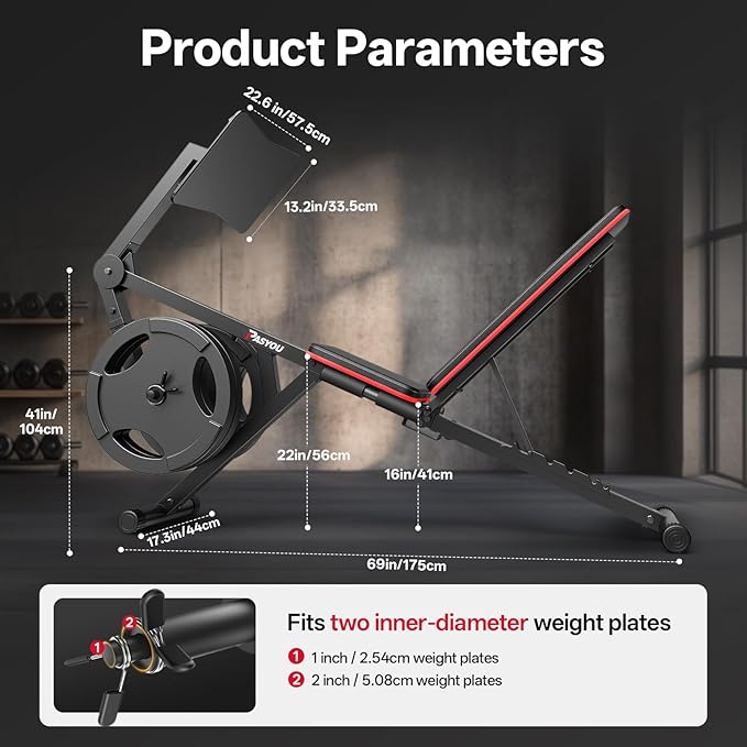 PASYOU PM30 Leg Press Machine Home Gym Machines Leg Press Attachment Leg Workout Machine Major Fitness Strength Training Leg Machines Leg Press Machines for Home Gym