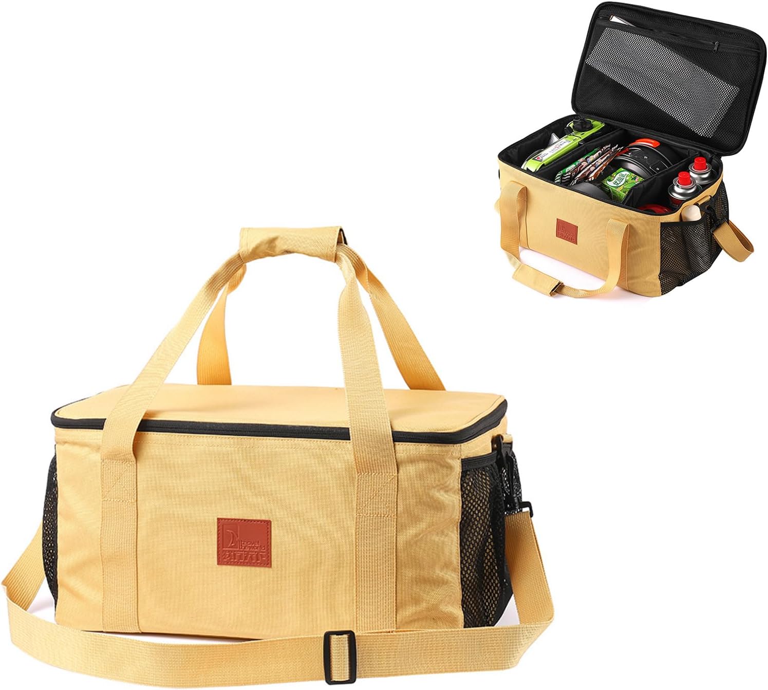 Jaugufiy Camping Cookware Storage Bag, Camping Cooking