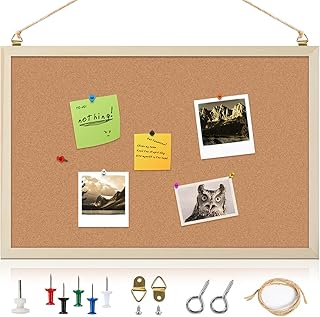 40x60cm Cork Board Double-Sided Bulletin Board