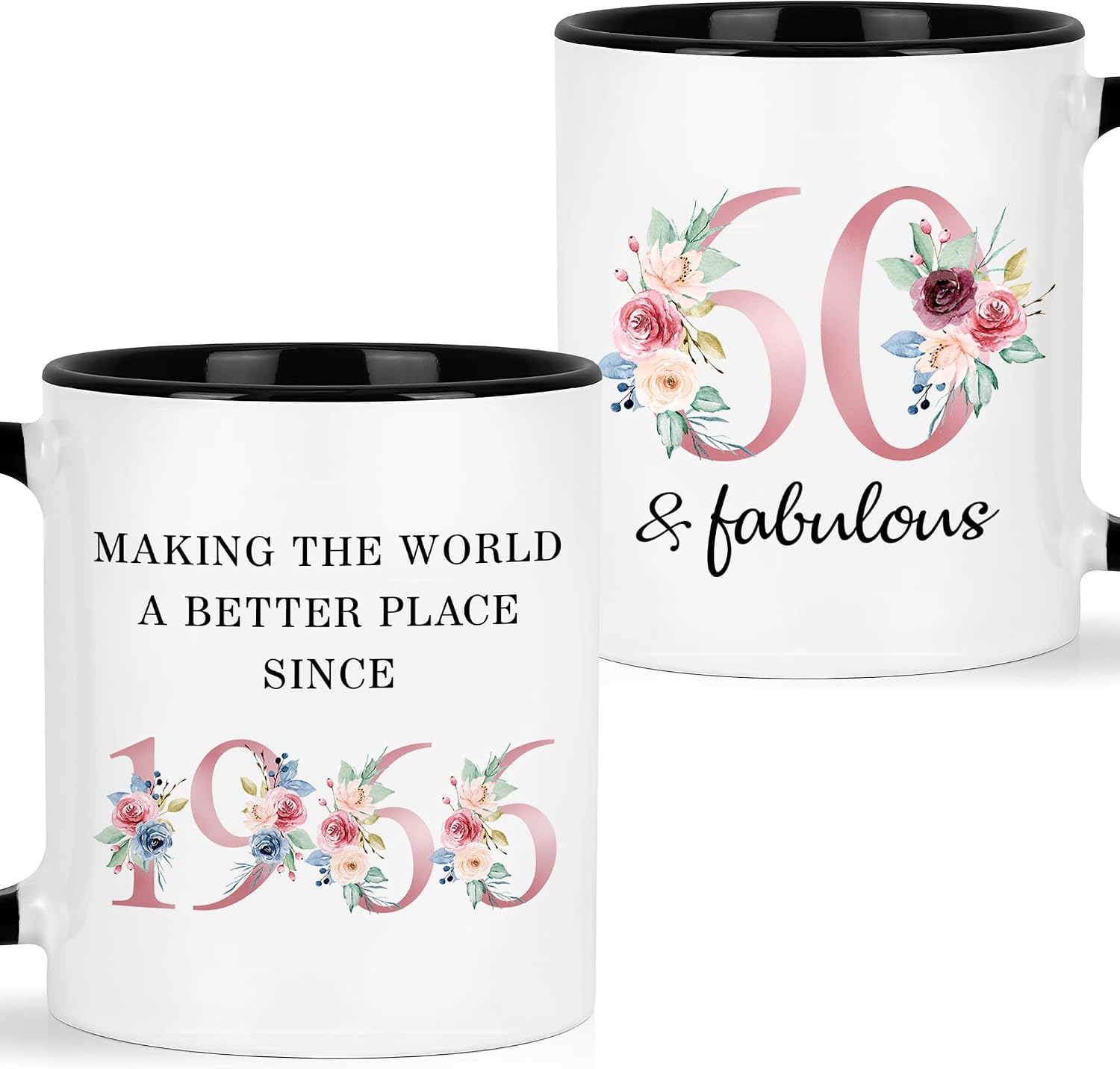 Gifts For 60 Year Old Woman, 60 And Fabulous, 60th Birthday Coffee Mug, Funny 60th Bday Gifts For Women, Ideas For 60th Birthday, Meaningful 60th Birthday Gift, Gift For 60 Year Old Woman