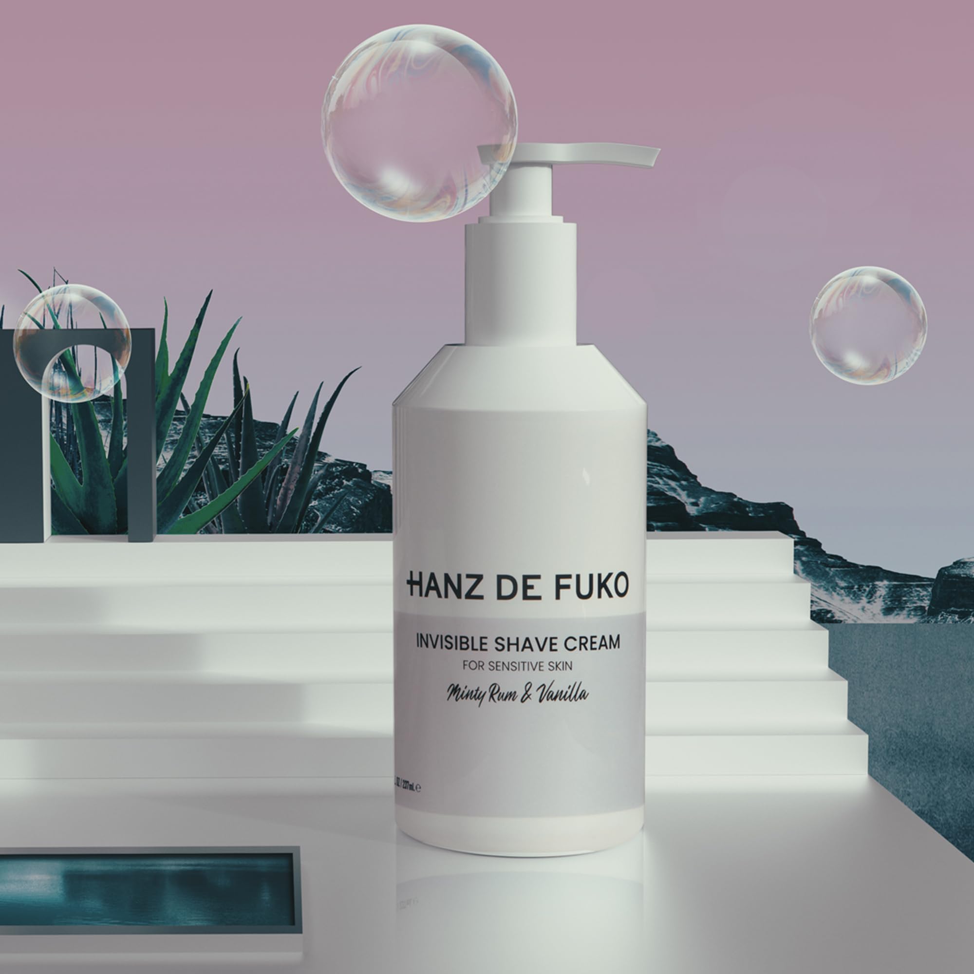 Amazon.com : Hanz de Fuko Invisible Shave Cream for Men & Women