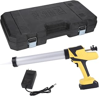 AC 80 240V - Electric Caulking Gun Set - Hand Caulk Gluing Tool Kit with UK Plug - 360 Degree Rotating - Compatible with Structural Adhesive and Filling Glue for Maintenance.