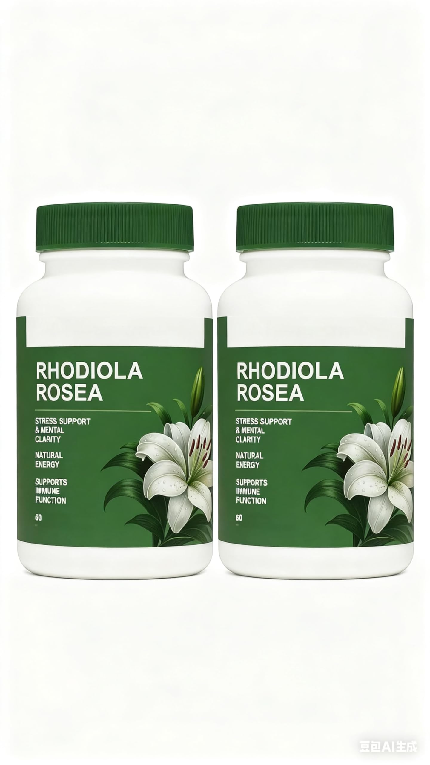Rosea 500mg - Formula a base vegetale per equilibrio quotidiano,2PCS