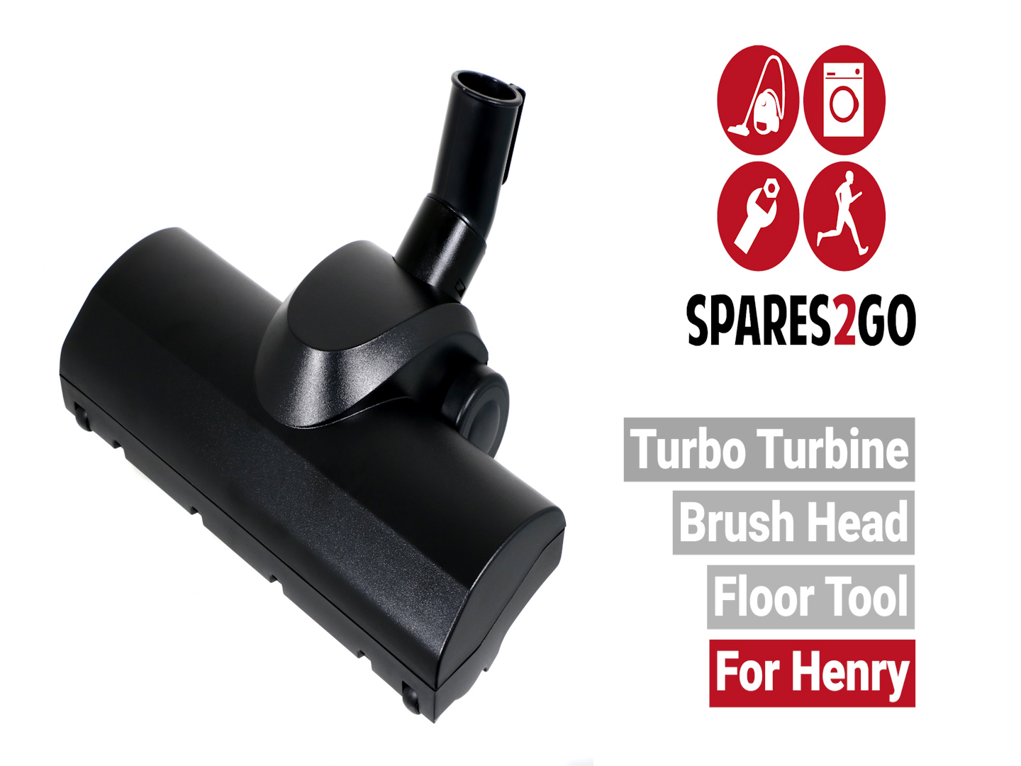 SPARES2GO Connettore Anello Rosso Per Aspirapolvere Numatic Henry, Charles, George, Harry, James