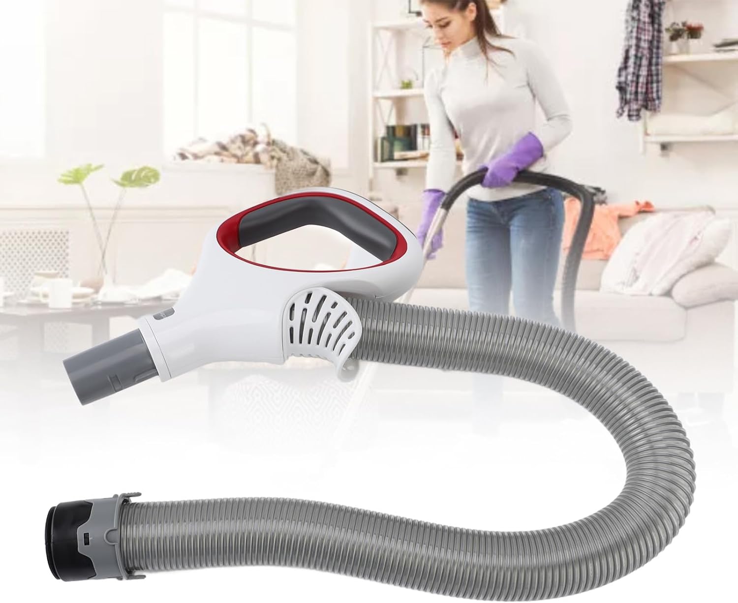 Upgraded Replacement Hose Handle, Vacuum Cleaner Hose Handle Flexible, Easy Installation, Replacement Hose Handle for Shark NV501 NV500 UV560 NV502