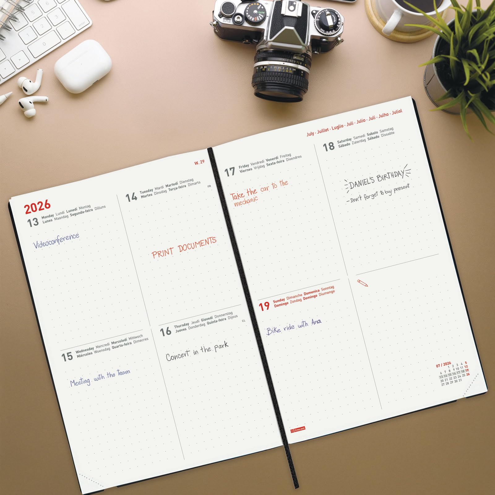 Finocam - Kalender Met Afbeeldingen Wandformaat 2024 Januari 2024 - December 2024  12 Maanden Charming Internationaal Aanbieding 31778548