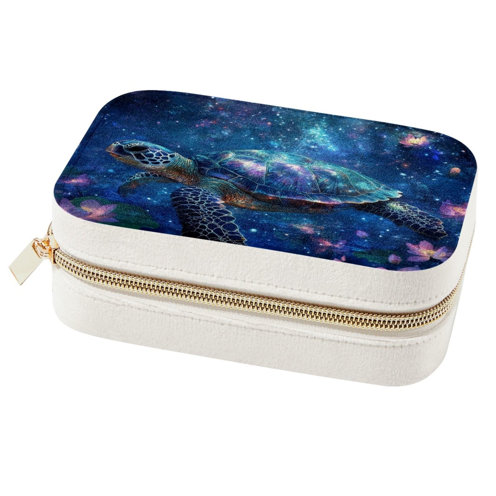 Boîte à bijoux portable ciel étoilé coffret haut de gamme pour bagues et cadeaux de demoiselle