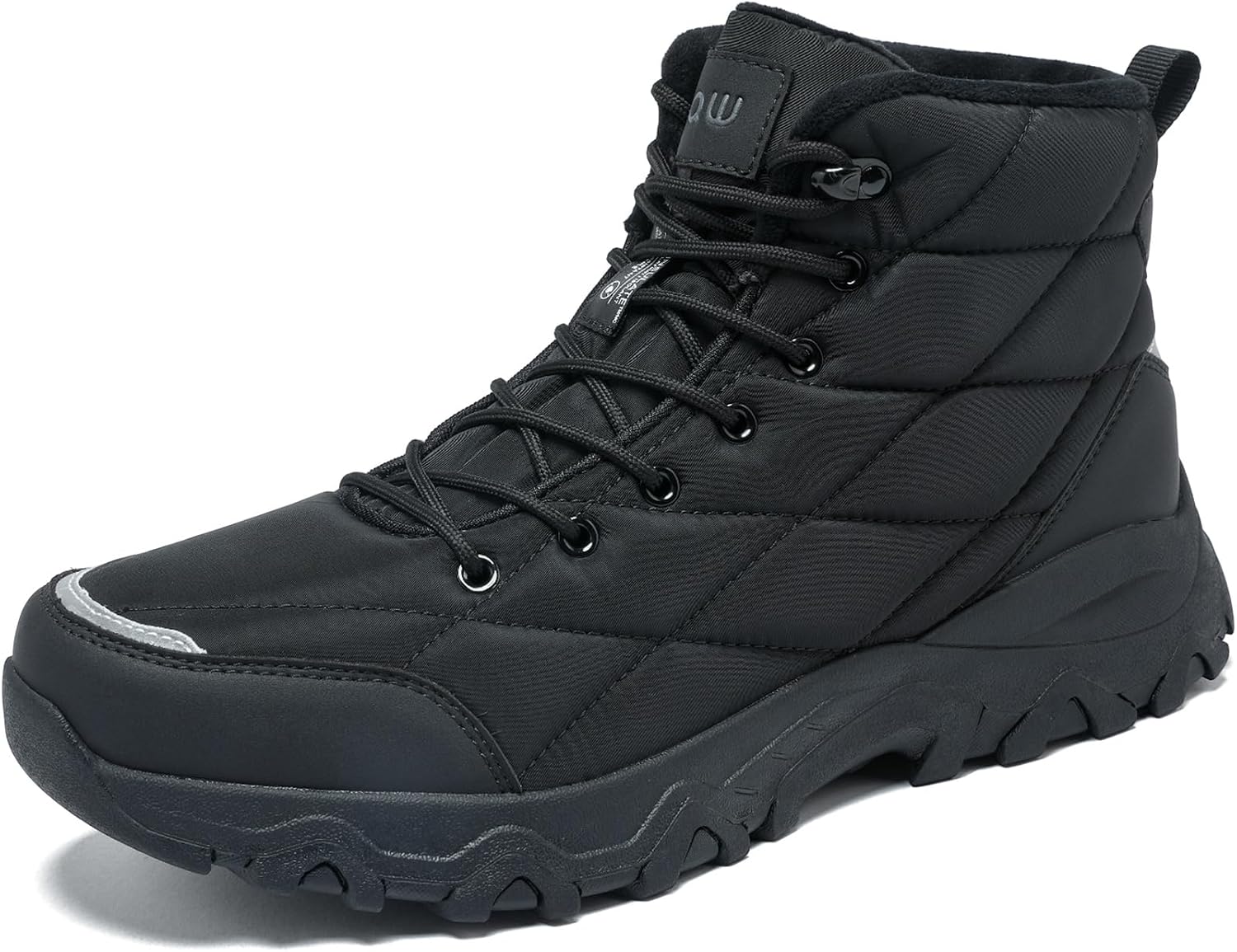 EQW Mens Waterproof Snow Boots, Insulation Lightweight Non-Slip