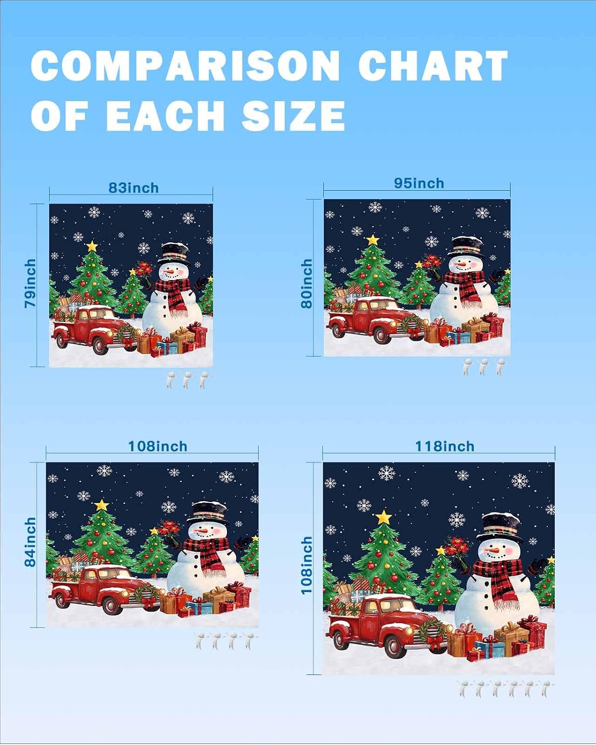 Beach Blanket, Christmas Snowman and Red and Black Buffalo Plaid Truck Beach Mat 95"x80" Large Picnic Blanket,Sandproof Waterproof Outdoor Beach Blankets for Travel Camping Hiking Beach Vacation