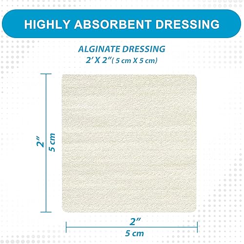 Vista 9 de MedVance TM Alginato – Apósito de alginato de calcio 4.25"x4.25" Caja de 5 apósitos