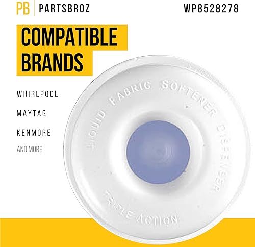 Miniatura 2 de WP8528278 Dispensador de suavizante de tela para lavadora - Sustituye a AP6012876 8528278 961873 PS11746095