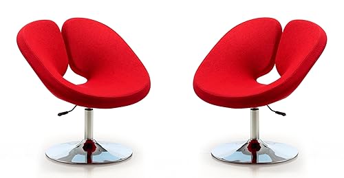 Perch Mid Century Modern Living Room Wool Blend Adjustable Accent