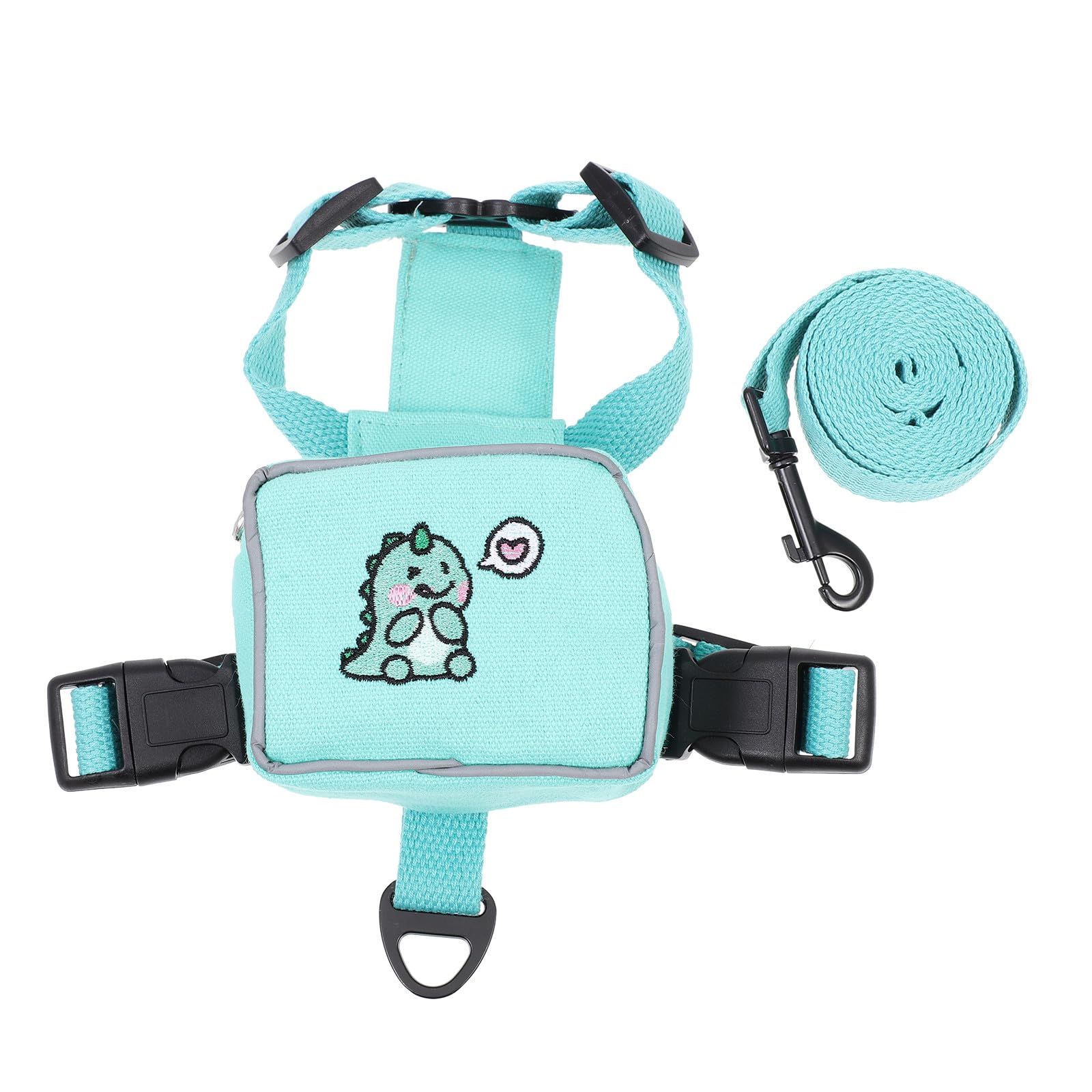 Arnés para gatos antiescapes que evita tirones con mochila para guardar accesorios