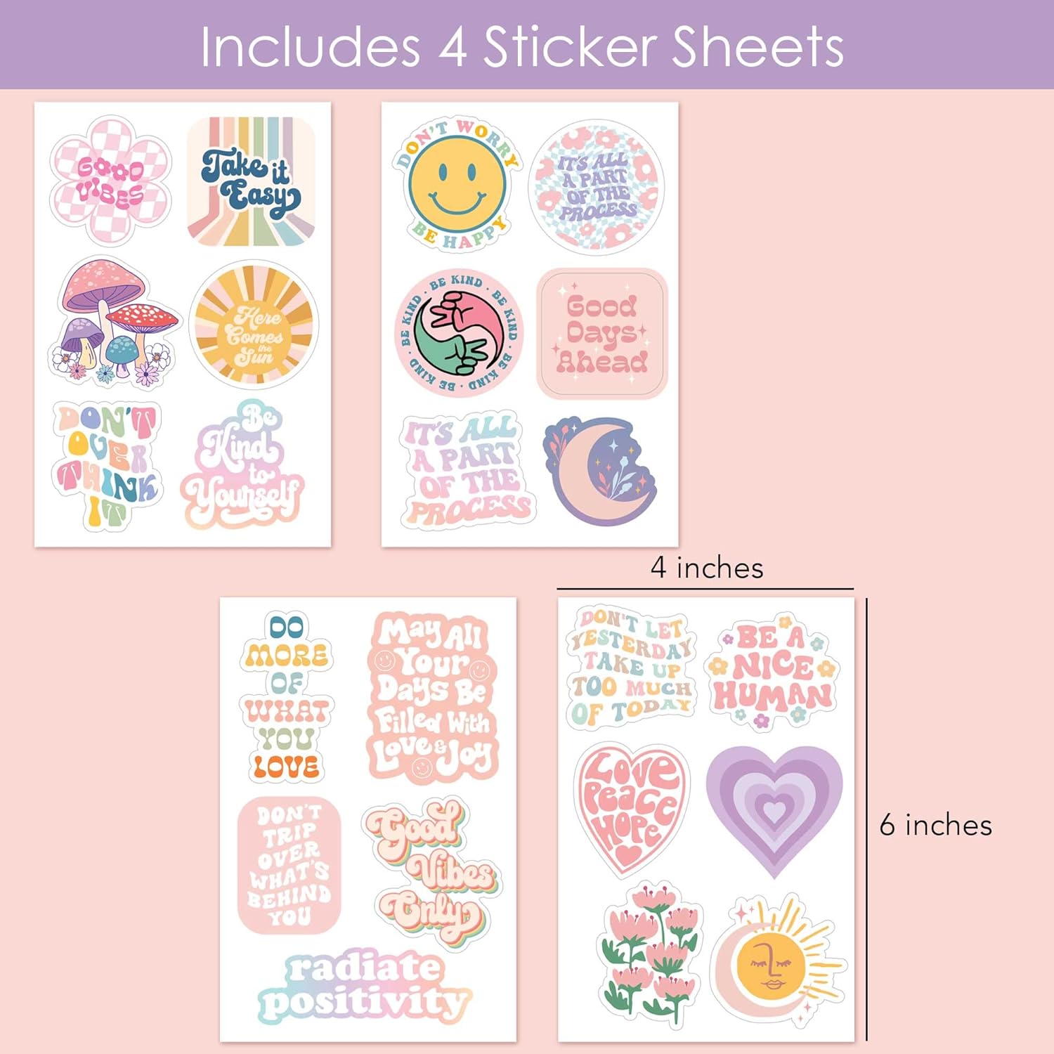 Artivo Danish Pastel Wall Collage Kit for Aesthetic Pictures 70 cards, for Teen, Girls Room Décor