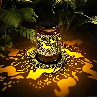 Horse Gifts Horse Solar Lanterns Gifts for Women Mom Grandma Horses Lover Birthday Outdoor