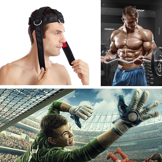 Neck Harness For Weight Training, Head Harness Exerciser, Powerlifting Neck Weight Trainer For Weight Lifting, Resistance Training, Strengthener Trainer