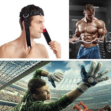 Neck Harness For Weight Training, Head Harness Exerciser, Powerlifting Neck Weight Trainer For Weight Lifting, Resistance Training, Strengthener Trainer