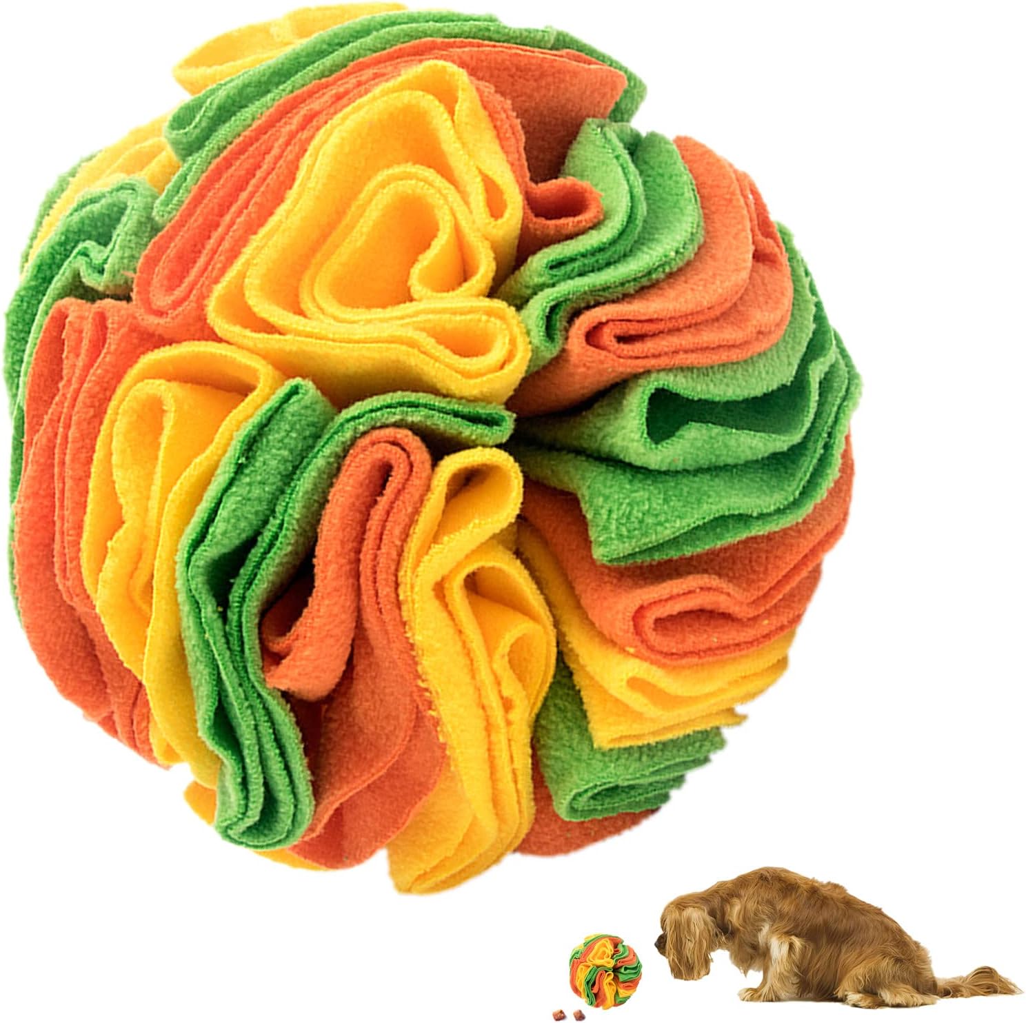 Snuffle Mat for Dogs Interative Dog Puzzle Toy Portable Washable Pet Training Slow Feeding Mat for Foraging Skills & Stress Relief…