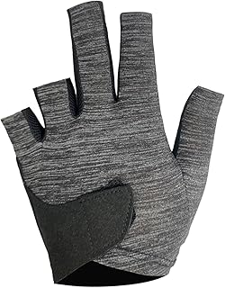 Perfk プロのビリヤードグローブ、スヌーカーキューグローブ、左手、快適、キュープールグローブキューセパレートフィンガーグローブ