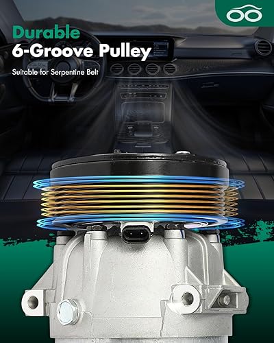 Miniatura 1494 de SCITOO CO 10739C - Compresor de CA compatible con Honda Element 2.4L 2003 2004 2005 2006 2007 2008 2009 2010 2011