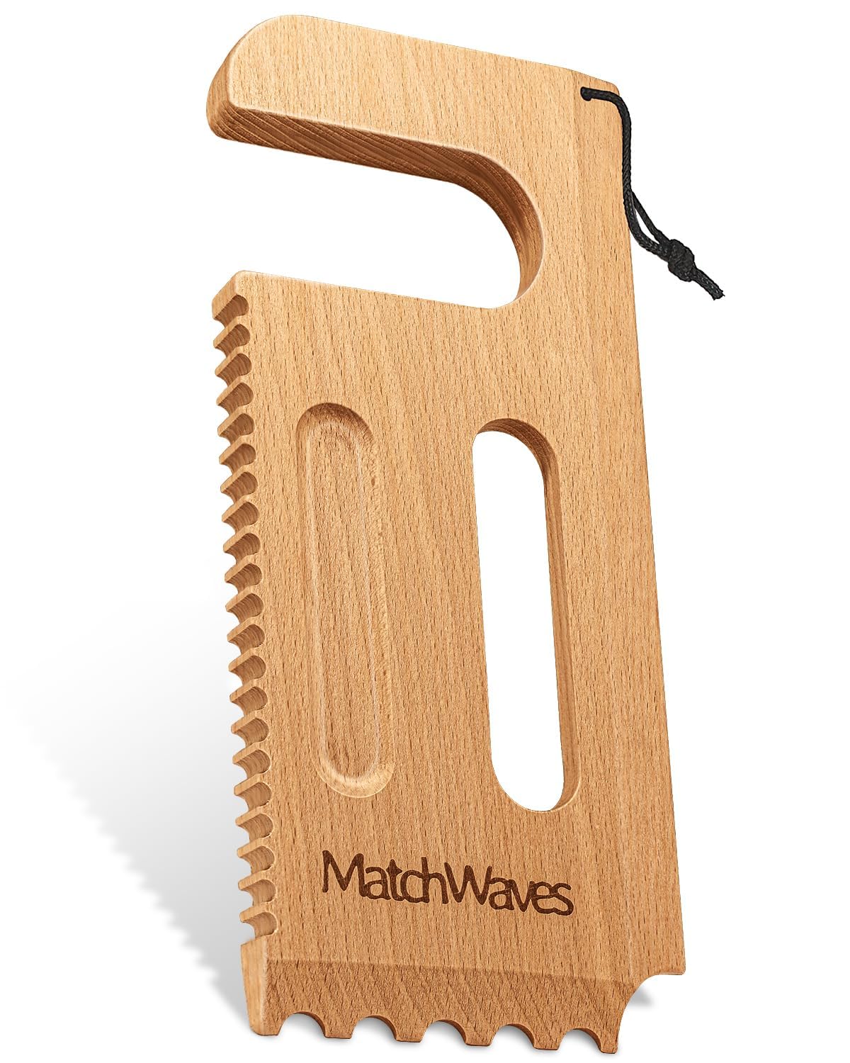 Matchwaves Grill Scraper for Traeger Grills, Wooden Grill Grate Cleaner - Safe Bristle-Free Grill Cleaning Tool