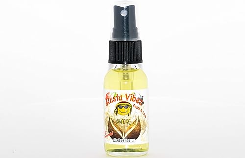 Miniatura 1 de Rasta Vibez Ambientador tipo 24K  Aerosol 100% ultra concentrado a base de aceite  Ideal para baño, hogar, coche, oficina y más  Efectos de larga