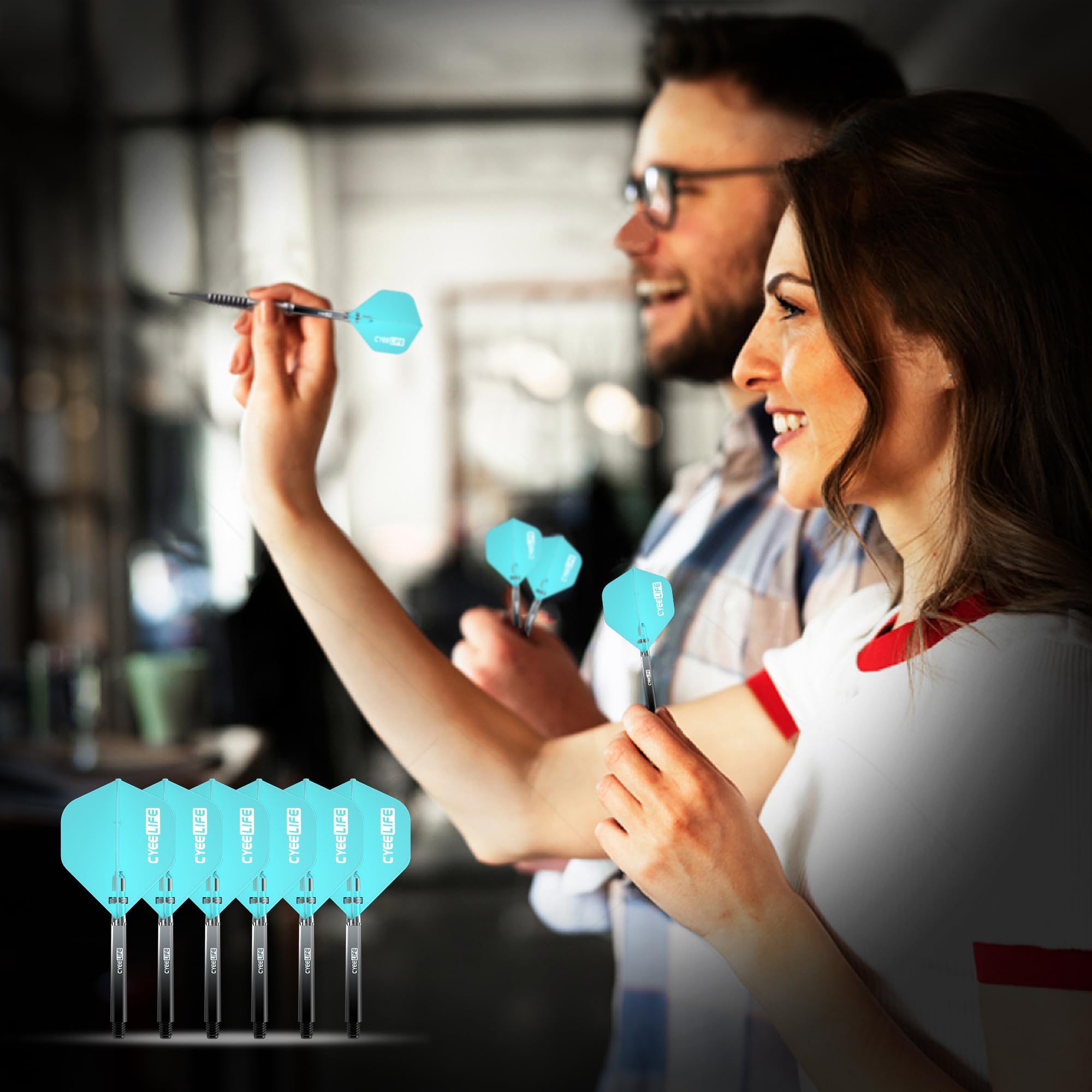 Set Di 12 Anelli In Metallo Per Freccette CyeeLife - Accessori Completi Per Giocatori Di Dart - Foto 9