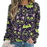 Western Aztec Sweatshirts for Women Retro Ethnic Graphic Crewneck Long Sleeve Pullover Tops Fall Casual Country Shirt