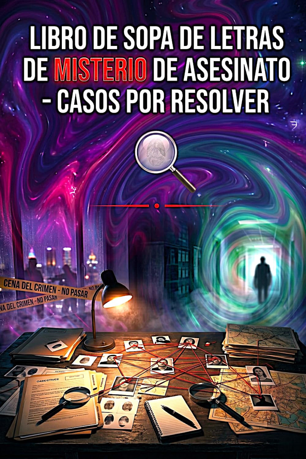Libro de Sopa de Letras de Misterio de Asesinato: Sopa de Letras de Crimen, Misterio y Pistas para Detectives