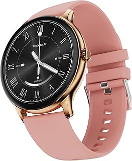 Fire-Boltt Phoenix Round Smart Watch 1.38″ HD Display with Bluetooth Calling, SpO2 & Heart Rate Monitor, 120+ Sports Modes, IP67 Waterproof, Fitness Tracker Smartwatch for Men & Women - Pink Price in India