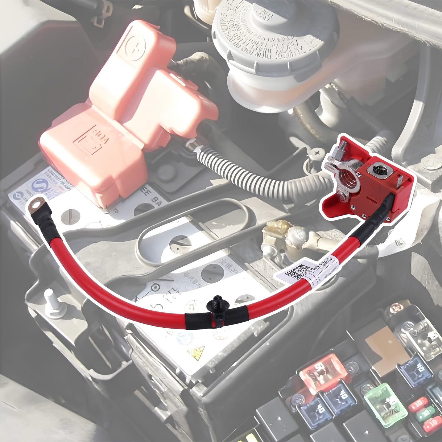 61128796155 Car Positive Battery Terminal Cable Compatible with BMW 330i xDrive 2023, BMW 430i xDrive 2022, BMW M3 2023, and BMW M340i xDrive 2023