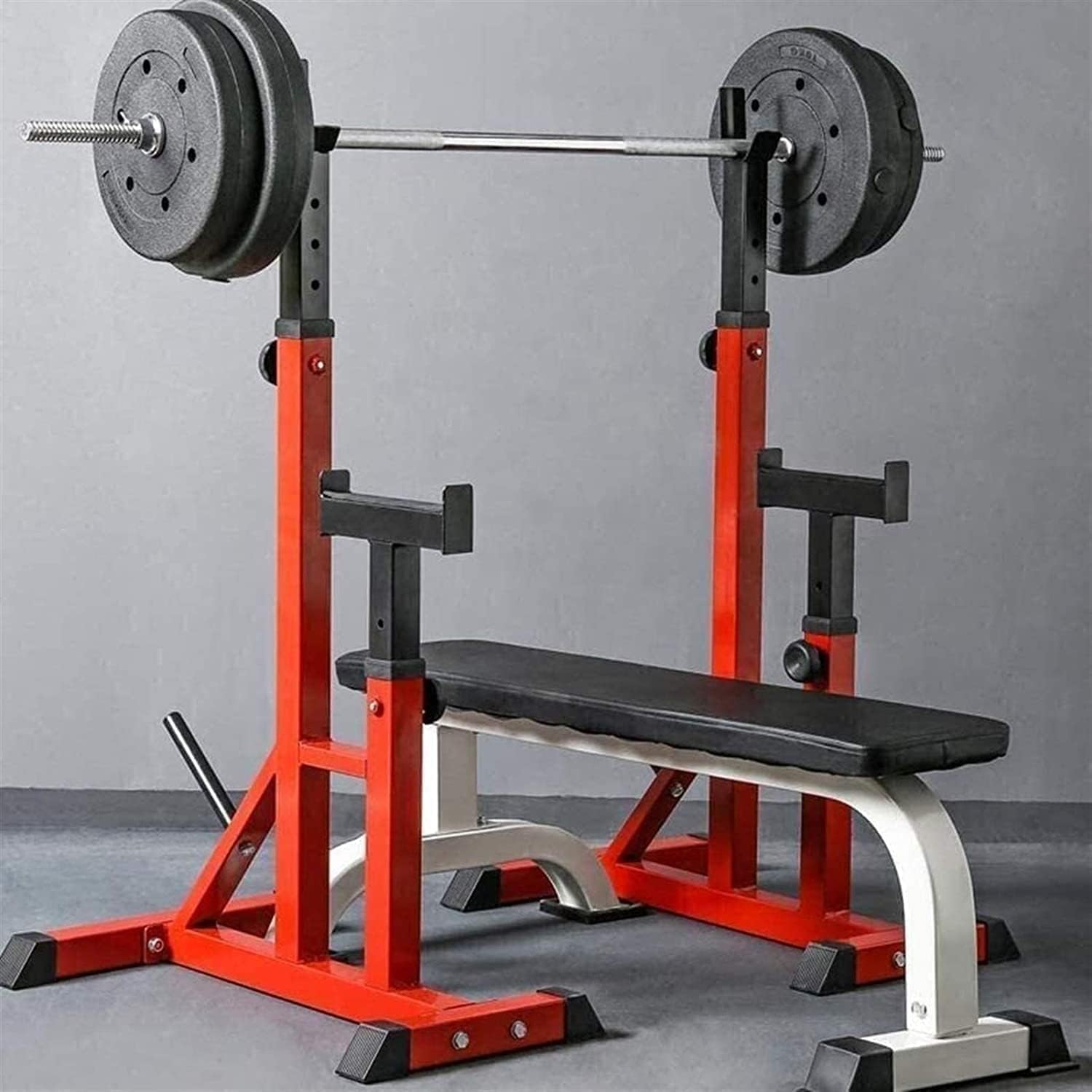 Professional Squat Rack Strength Training Equipment Home Sports Squat Rack Stand Barbell Free Press Bench Home Gym Strength Training Fitness Exercise