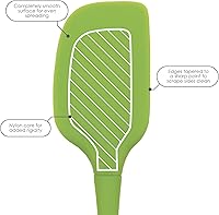 Vista 7 de Tovolo Flex-Core - Espátula de silicona multiuso, cuchara profunda, Carbón