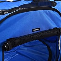Vista 2 de Yaxa Basics Corral Plegable Octogonal para Interior y Exterior, Portátil, Suave para Perros/Cachorros/Juguetes, 114 cm / 45", Azul