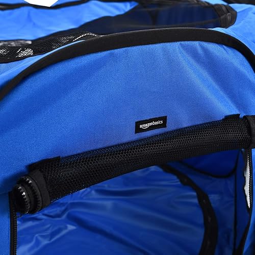 Miniatura 2 de Corral para mascotas suave y transportable de TiendaBasics, 45 pulgadas, azul