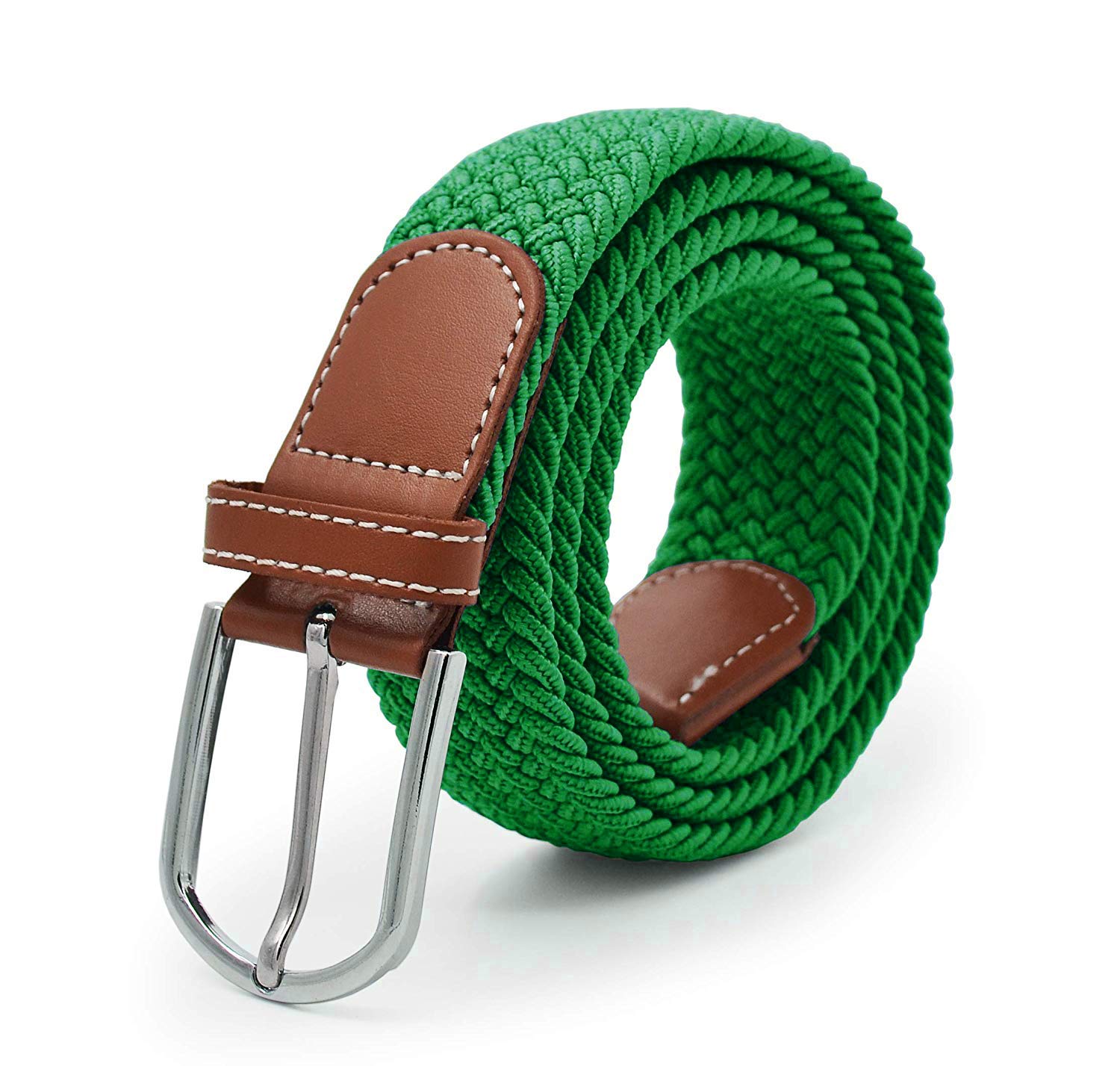 ZORO Polyester Stretchable Woven Fabric Belt For Men & Women,Fits On Upto 40 Inches Waist Size,Hole Free Design, Green (B08T7KTD6N) Amazon Price History, Amazon Price Tracker