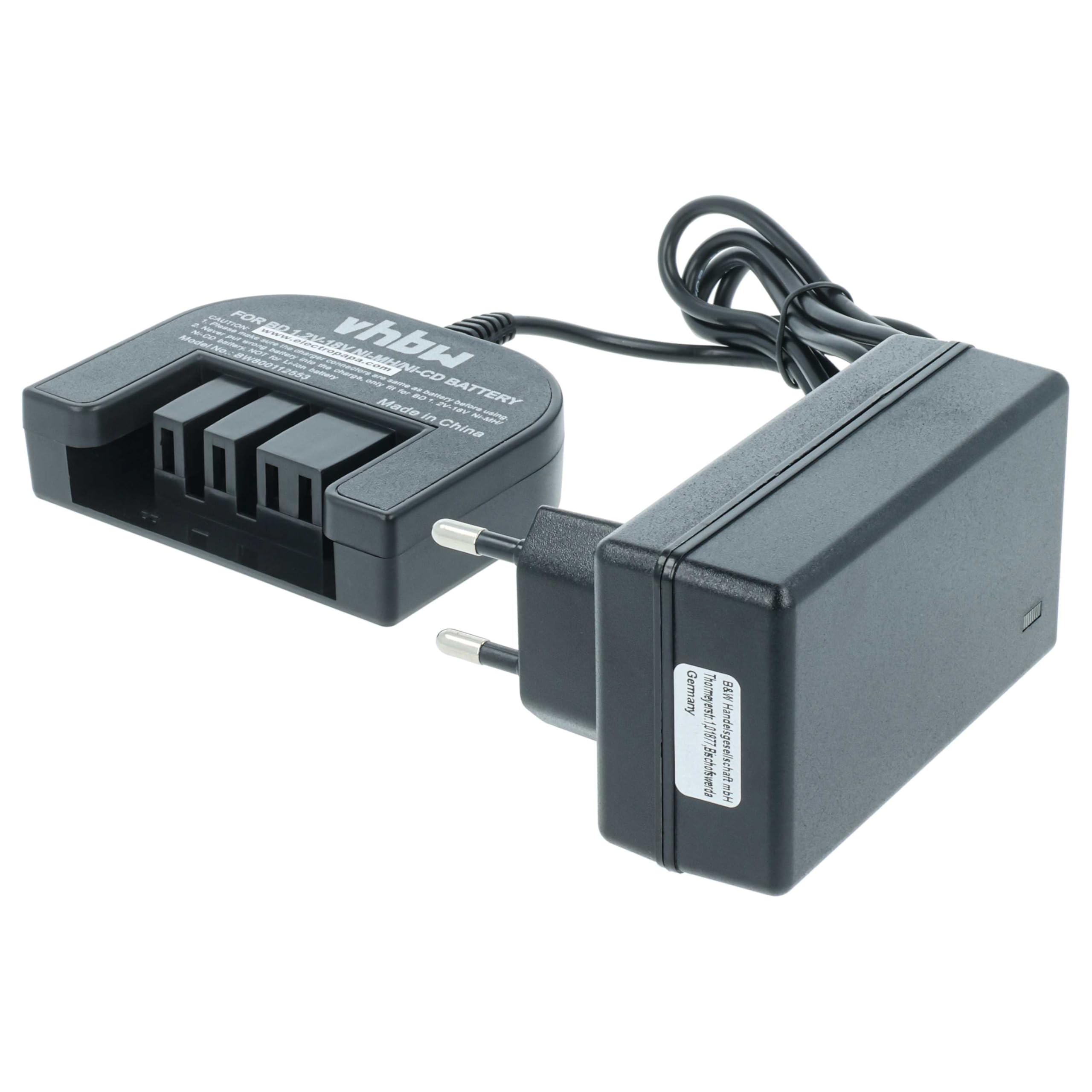 vhbw Cargador Compatible con Black & Decker Firestorm FS120B