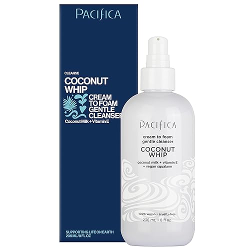 Vista 127 de Pacifica Lavado facial Sea Foam Mini tamaño de viaje, cuidado de la piel, limpiador espumoso suave diario, removedor de maquillaje, limpiador