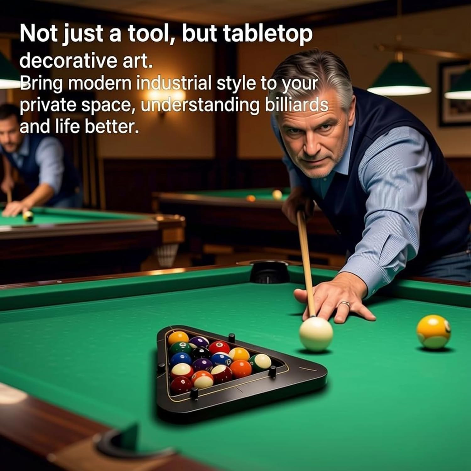 Precision-Engineered Professional Billiard Rack System That Eliminates Gaps, Wood Billiard 8-Ball/9-Ball Pro Triangle/Diamond Pool Ball Racks, Consistent Tight Tool for Standard Pool Tables