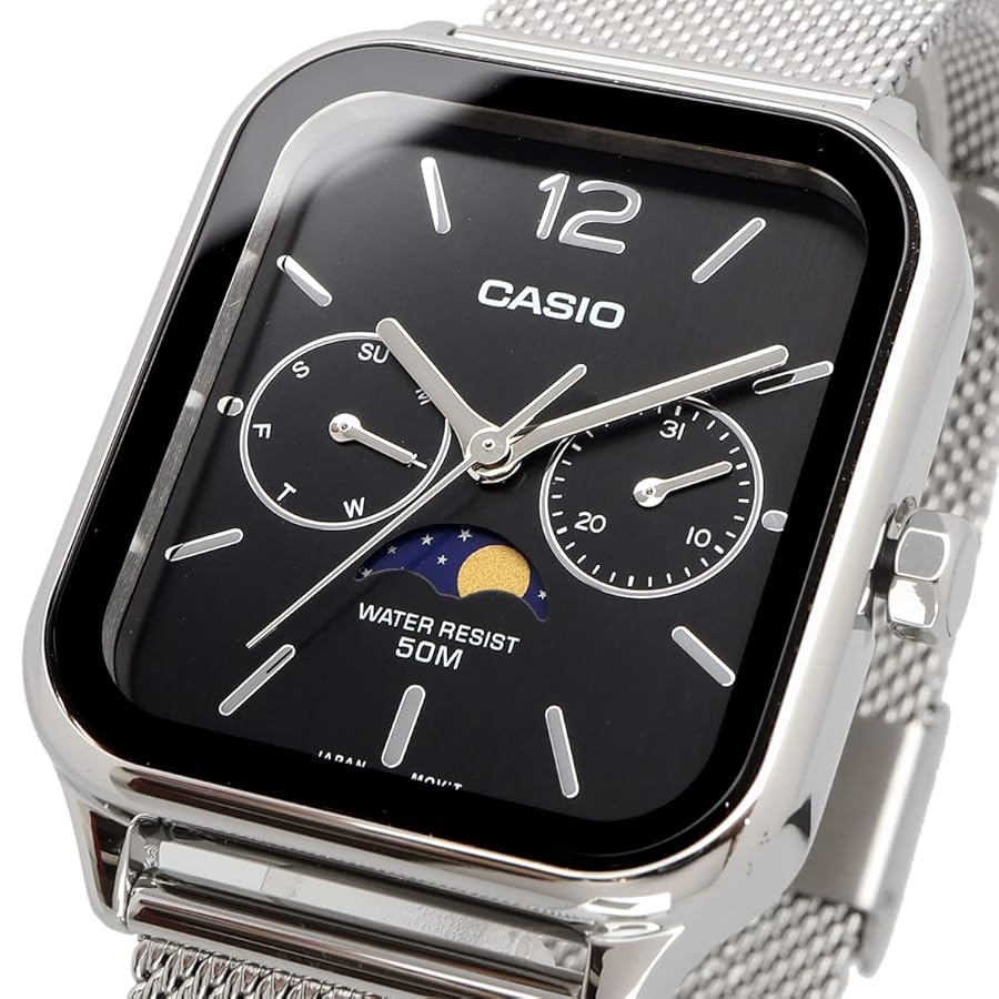 【新品未使用】CASIO ムーンフェイズ　腕時計 MTP-M305M-8AV MTP-M305M-8AV | CASIO