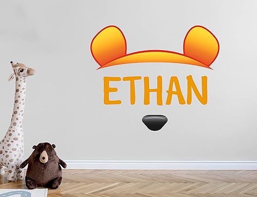 Miniatura 2 de Winnie KA1358 - Calcomanía de pared para cuarto de bebé, letras de nombre personalizadas, letras de vinilo personalizadas, calcomanías con nombre de