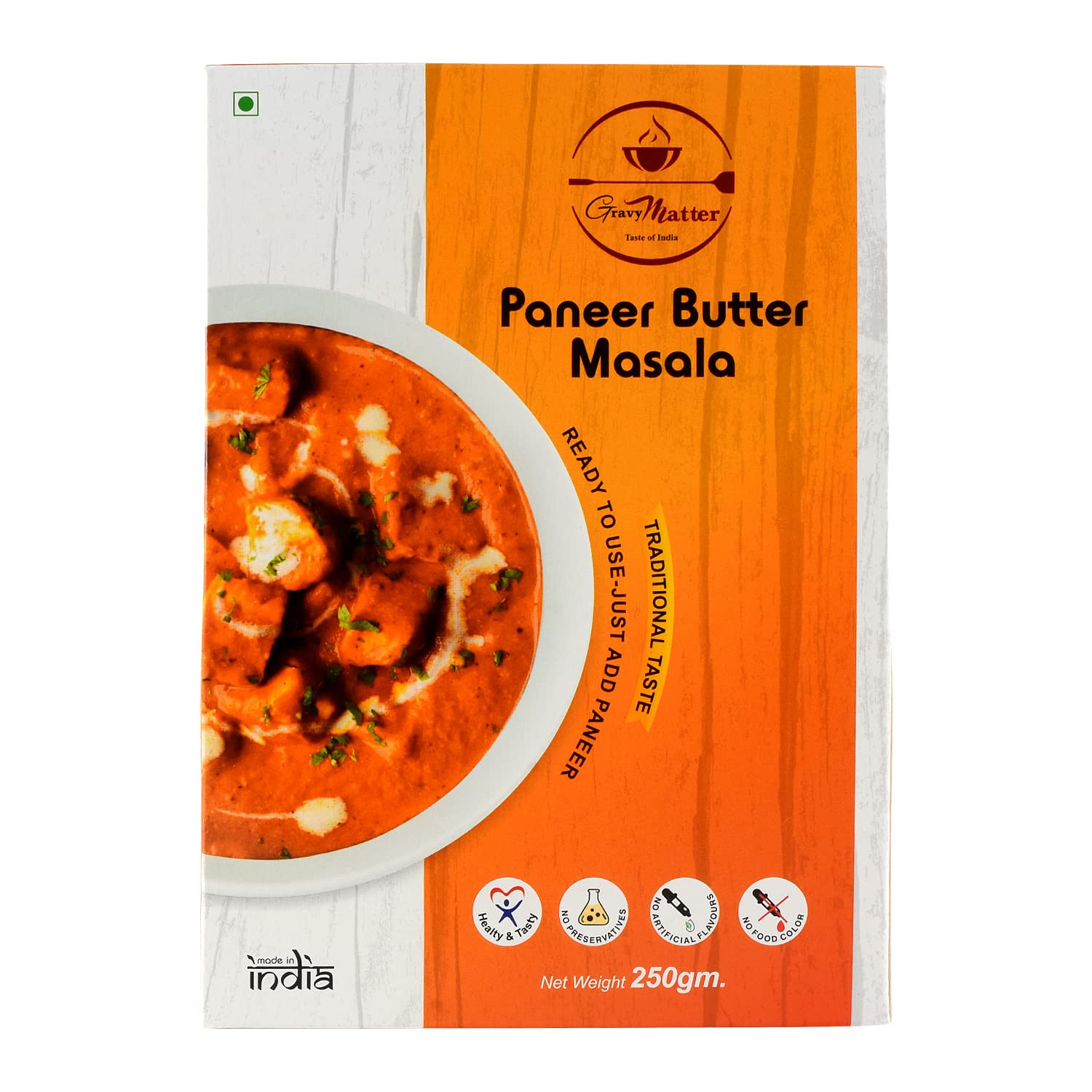 GravyMatter Paneer Butter Masala Gravy, Pre-cooked, Ready-to-use | 250 grams (B09SF9P5KF) Amazon Price History, Amazon Price Tracker
