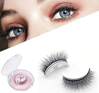 Fourisily - Pestañas adhesivas reutilizables,...