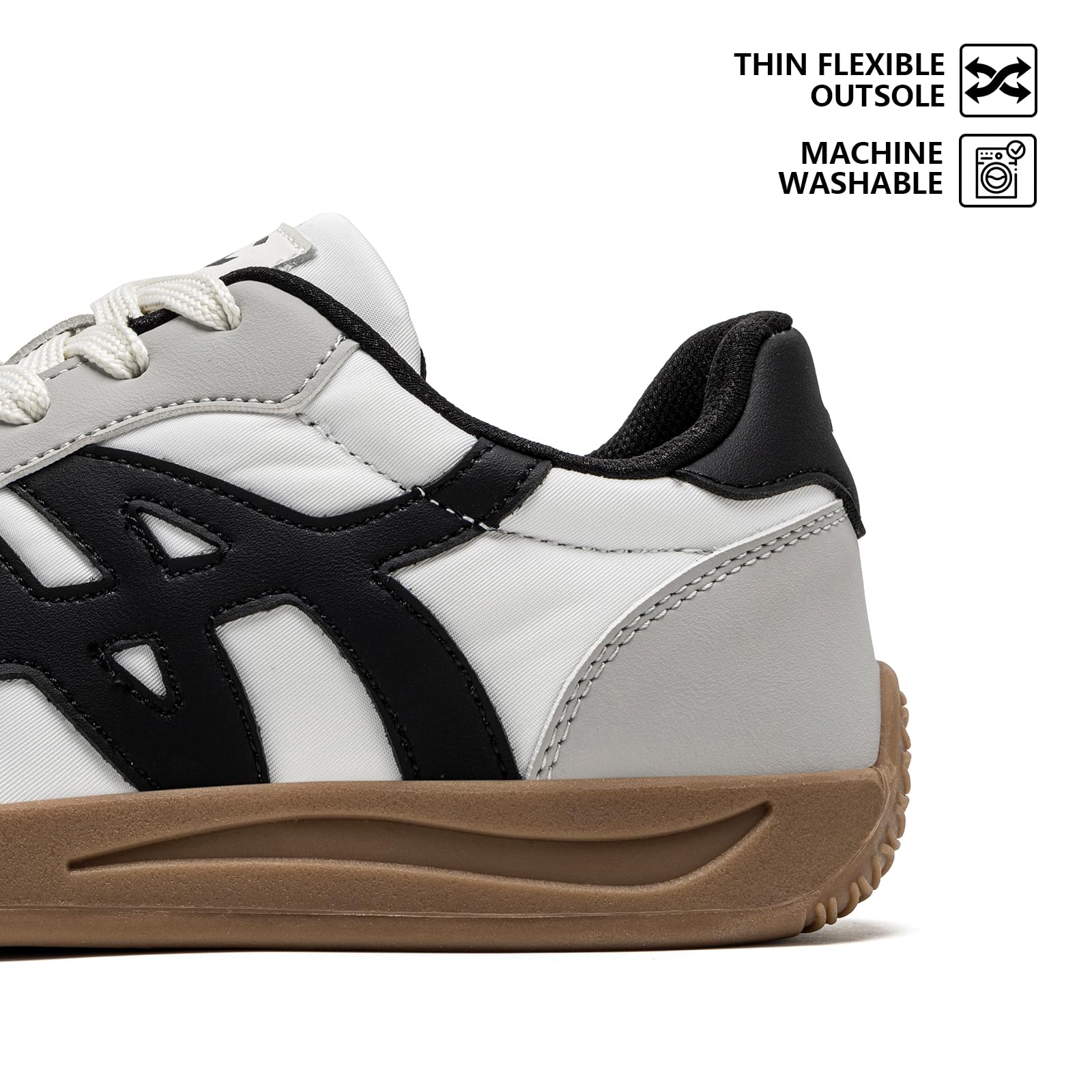 HOBIBEAR Zapatos descalzos unisex | puntera ancha | zapatillas transpirables para el tiempo libre - 5