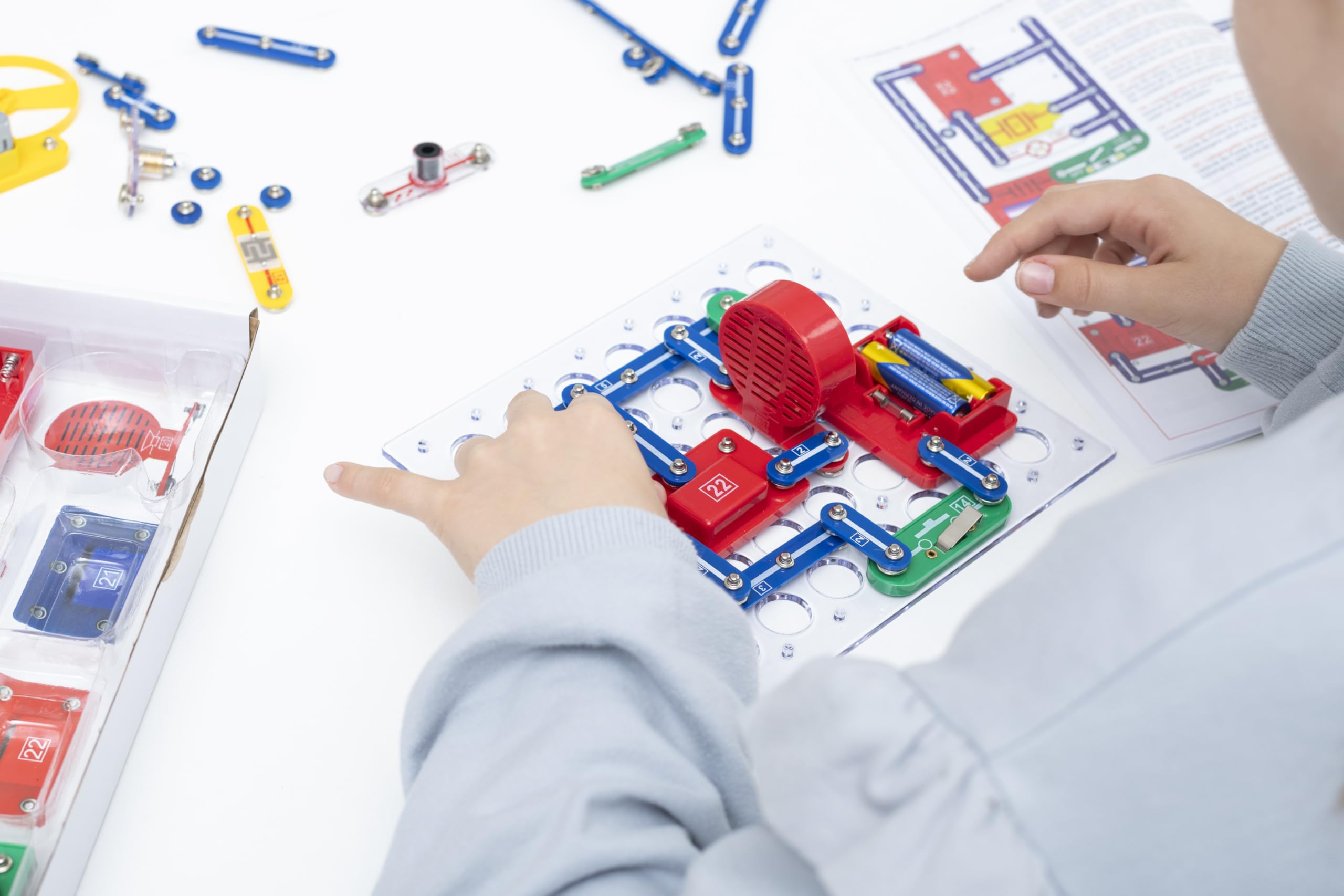 Betzold - Elektronik Lernbaukasten Kinder - Experimentierkasten Technik-Bausatz