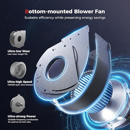 Vista 37 de CAMPLUX Climatech 7 Calentador de agua sin tanque de propano 3.6 GPM hasta 4 GPM, 85,300 BTU residencial compacto bajo demanda calentadores de agua