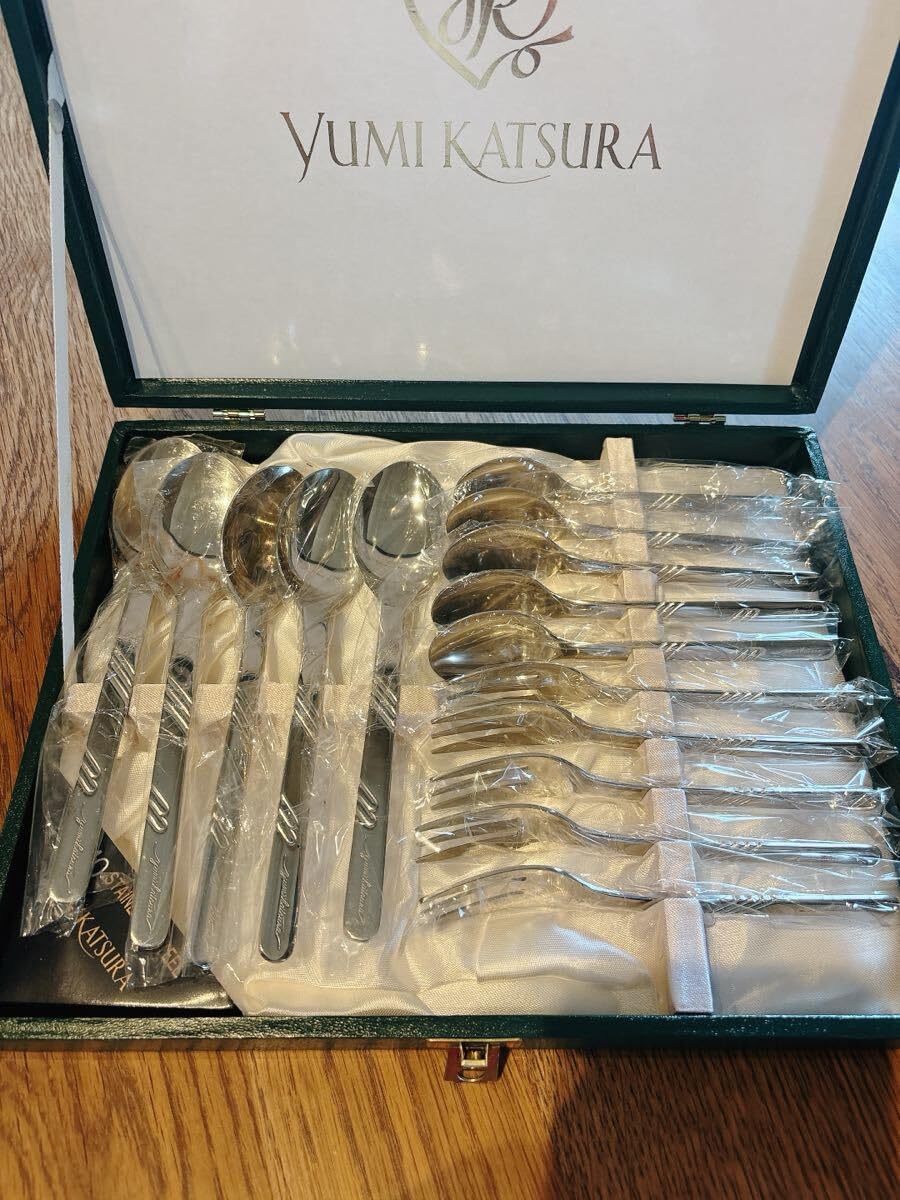 Amazon | 桂由美 18-10ステンレススチール スプーンフォーク 5組セット